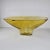 Vintage Pebbled Glass Bowl Large Decorative Pedestal Bubble Recycled Amber For Sale In Tulsa - Image 6 of 11