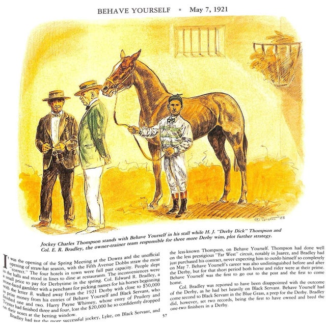 "Portraits in Roses: 109 Years of Kentucky Derby Winners" 1984 Bryant, Beverley and Williams, Jean For Sale In New York - Image 6 of 11