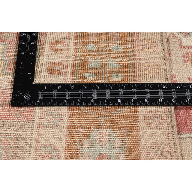 Textile Vintage Turkish Oushak Rug, 04'07 X 08'06 For Sale - Image 7 of 10