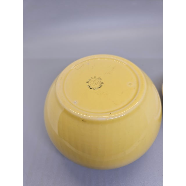 Fris Edam Dutch Ceramic Lidded Creamer/Sugar Dish For Sale - Image 4 of 4