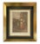 Vintage framed prints from the "Cries of London" series by Francis Wheatley feature ebonized and gold-leaf wood frames.