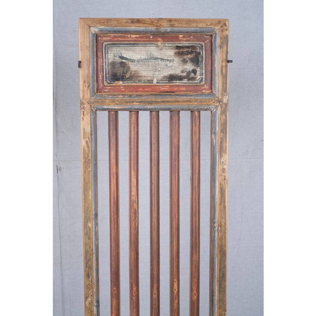 Pair of Antique Hand Painted Screens For Sale - Image 4 of 10