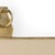 Peach enamel wall frame trimmed in textured gold, holds 4x6 photo. 15.3h x 8.8w x .8d