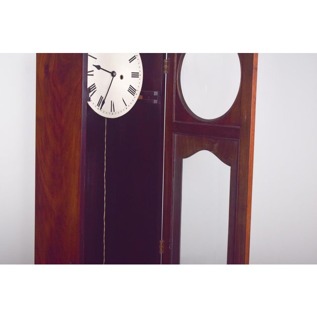 Antique English Grandfather Clock For Sale - Image 6 of 13