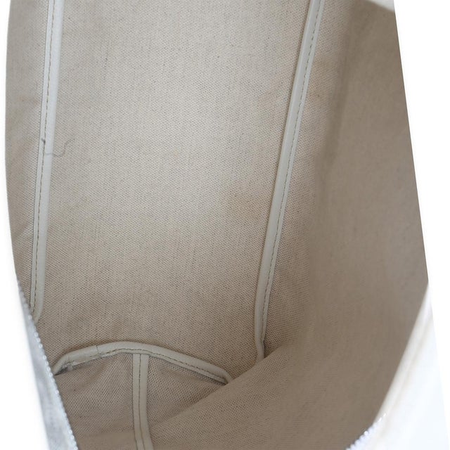 White White Goyardine Canvas Boheme Hobo For Sale - Image 8 of 8