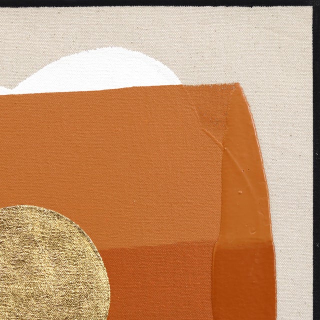 Abstract Eternal Sunsets Mini: Trustworthy - Meditative Abstract Warm Painting on Canvas Original Artwork by Jason DeMeo For Sale - Image 3 of 9