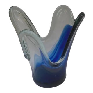 Art Glass Splash Vase For Sale