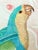 Original art for parrot and bird lovers! “Feather Let Me Go” is a simple and cheerful parrot painting done in a “Modern...