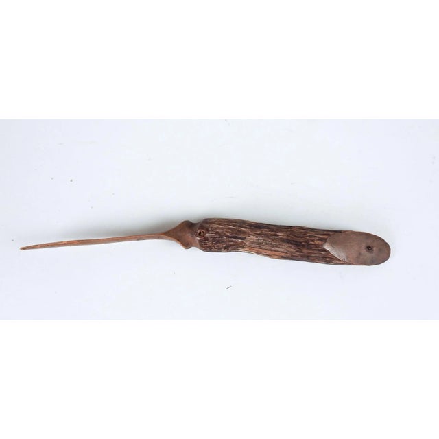 Early 20th Century Vintage Lookout Mt. Tennessee Stanhope Wood Letter Opener For Sale - Image 5 of 7