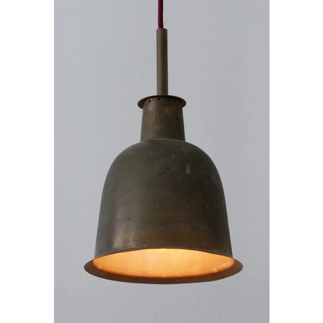 Mid-Century Modern Brass Church Pendant Lamp, Germany, 1950s For Sale - Image 4 of 18