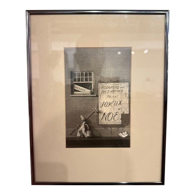 Rosalind and Fred Archer Joy Noel Photograph Framed For Sale