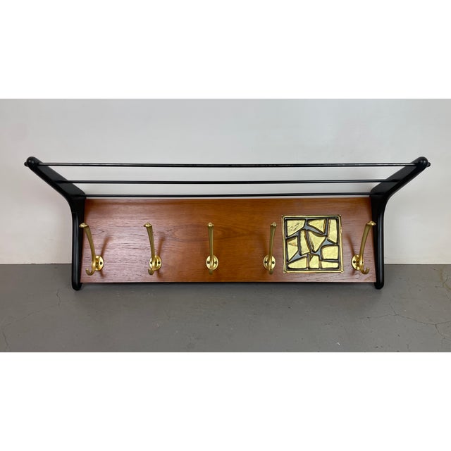 Boomerang Wall-Mounted Coat Rack by A. Hendrickx for Belform, 1960s For Sale - Image 10 of 10