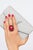 Bochic “Orient” Vintage Ruby & Yellow Sapphire Ring Set In 18 K Gold & Silver For Sale - Image 9 of 12