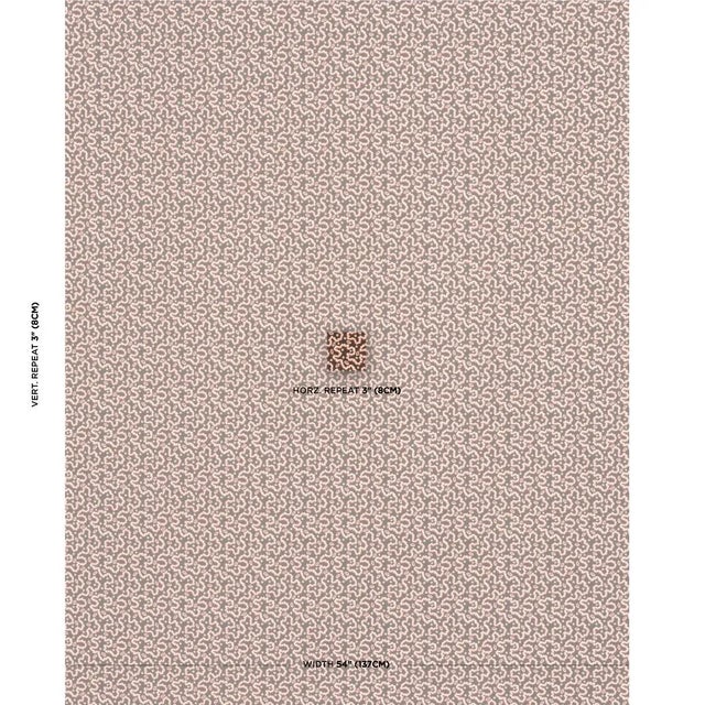 Rotary printed on a crisp cotton ground fabric, Leonie Vermicelli is a classic, allover pattern that we have updated with...