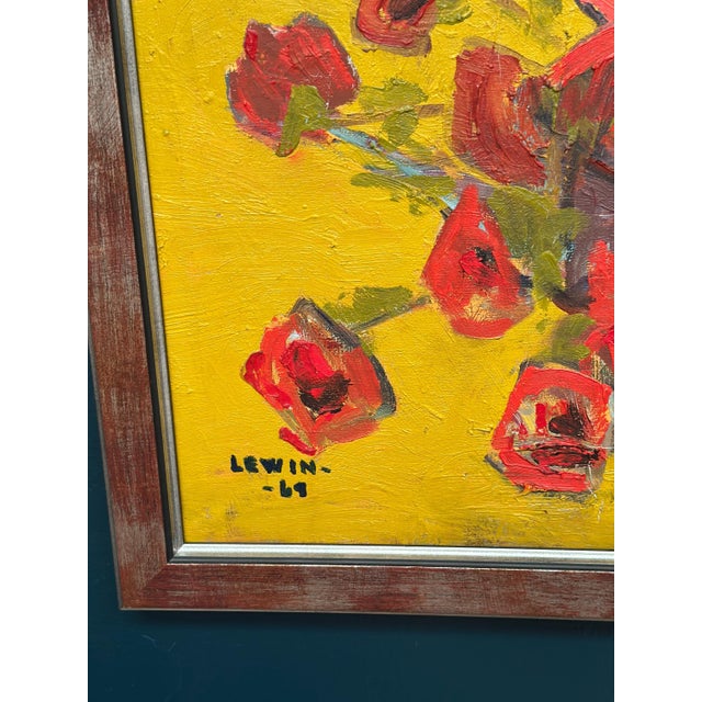 Gösta Lewin, Matador, 1969, Oil Painting on Canvas, Framed For Sale - Image 7 of 18