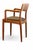 Brown Armchair in Teak and Leather by Juul Kristensen for JK, Denmark, 1960s For Sale - Image 8 of 14