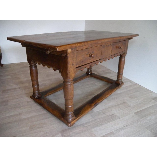 Wood Renaissance Monastery Dining Table, 1650 For Sale - Image 7 of 18