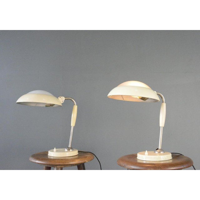 Glass Table Lamps by Koranda, 1930s, Set of 2 For Sale - Image 7 of 10