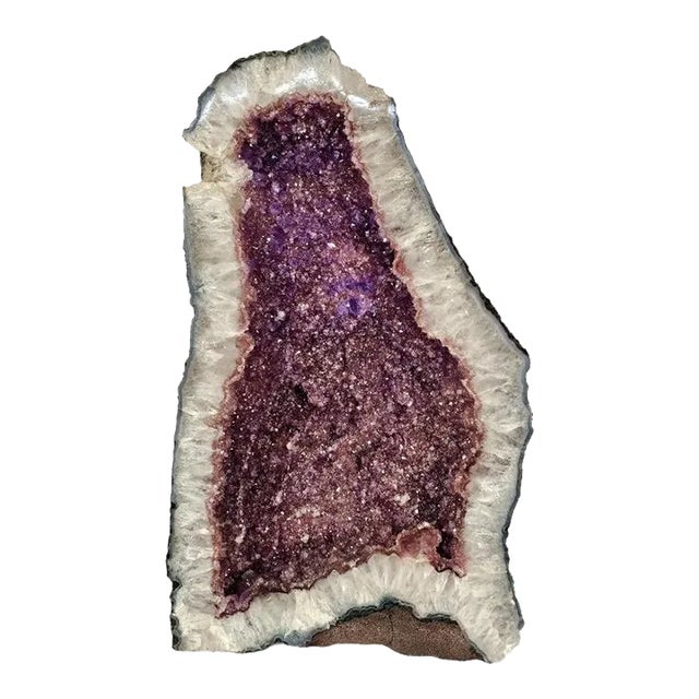 1960s Brazilian Amethyst Quartz Cathedral Geode For Sale