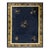 1920s Antique Chinese Peking Wool Rug Blue Rectangle Floral Design 9' X 11' 5" For Sale
