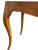 Brown Sleek Italian Parquetry Inlay Writing Desk, Made in Italy For Sale - Image 8 of 18