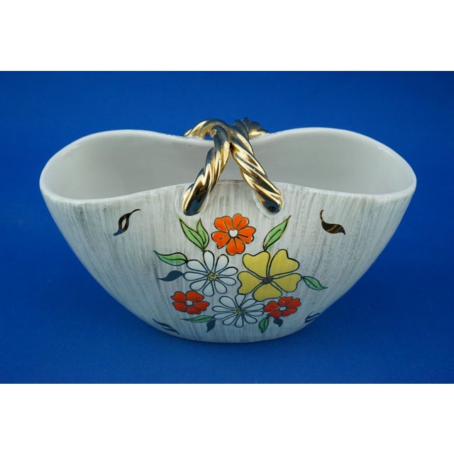 White Art Deco Ceramic Handbag Vase by Settimio Rometti, 1920s For Sale - Image 8 of 18