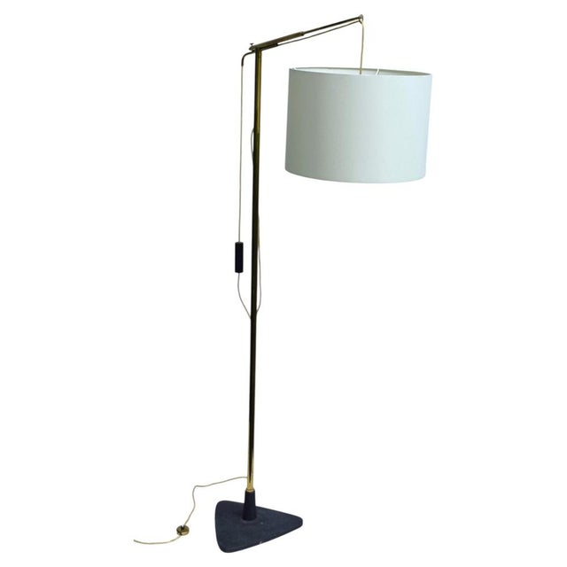 Counterweight Floor Lamp by Franz Hagenauer for Werkstätte Hagenauer Wien, 1950s For Sale - Image 14 of 14