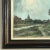 Olive Vintage Framed Oil Painting on Board by A. Sergier For Sale - Image 8 of 11