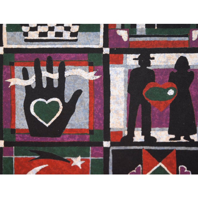 "Die Segen" (Sins/Blessing) - 1986 Lithograph by Deborah Rumer For Sale In Monterey, CA - Image 6 of 6