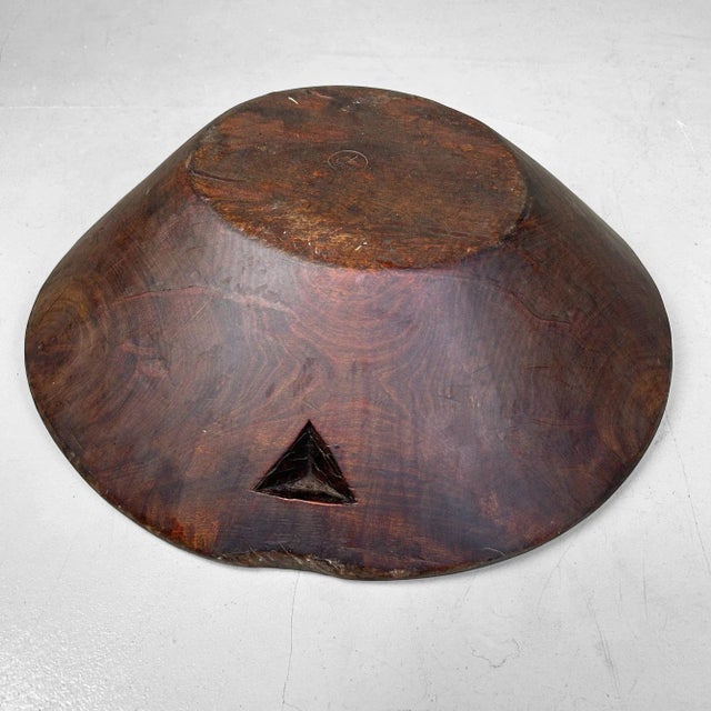 ​Antique Japanese Wooden Bowl, 1890s For Sale - Image 14 of 17