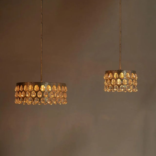 Silver-Plated Chandelier by Palwa, 1970s For Sale - Image 9 of 14