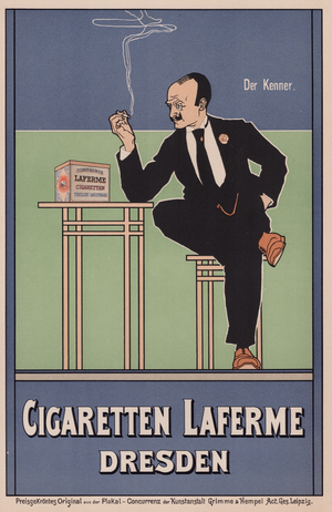Fritz Rehm, Der Kenner, 1898, Lithograph