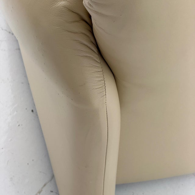 1980s Leather Maralunga Sofa by Vico Magistretti for Cassina For Sale - Image 9 of 10