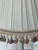 1970s White Pleated Lamp Shade With Fringes For Sale - Image 4 of 4