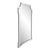 The elegant curves and lines of this mirror on mirror piece conjures up images of the sophisticated and glamourous...