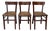 French Bistro Chairs, 1950s, Set of 3 For Sale