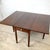 American Empire-Style Walnut Drop-Leaf Gate-Leg Table With Single Drawer For Sale - Image 9 of 17