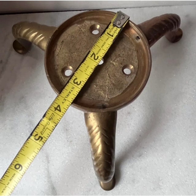 Antique Brass Tea Kettle Tea Pot Large With Stand For Sale In Greensboro - Image 6 of 16