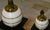 Hollywood Regency Table Lamps with Brass Details by Tommaso Barbi, Italy, 1970s, Set of 2 For Sale - Image 10 of 18