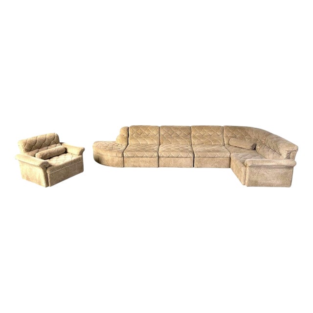Vintage Modular Sofa by Laauser, 1970s, Set of 7 For Sale