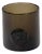 Regina Andrew Monogram Glass Votive Small, Smoke For Sale