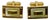 1950s Mid-Century Hollywood Regency Boho Chic Gold Tone Faux Capiz Shell Cufflinks - A Pair. For Sale