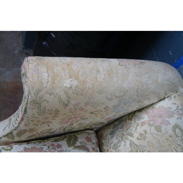 Late 20th Century Late 20th Century Southwood Chippendale Mahogany Fretwork Camelback Parlor Sofa Couch 77" For Sale - Image 5 of 12