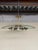 Glass and Brass Chandelier attributed to Pietro Chiesa for Fontana Arte, 1940s For Sale - Image 6 of 18