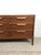 Mid Century Modern Lowboy Dresser With 9 Drawers & Mounted Mirror by Johnson Carper For Sale - Image 9 of 16
