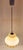 Vintage Pendant Lamp with White Glass Shade, 1970s For Sale - Image 3 of 7