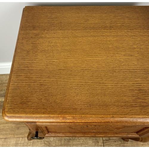 Vintage French Bedside Tables in Oak, Set of 2 For Sale - Image 12 of 14