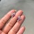 Art Nouveau 14k Gold Natural Pink Sapphire & Diamond Artistic Cluster Stud Earrings- A Pair For Sale - Image 3 of 14