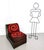 Italian Brown Lounge Chairs with Orange Red Spiral Motifs, 1970s, Set of 4 For Sale - Image 15 of 15