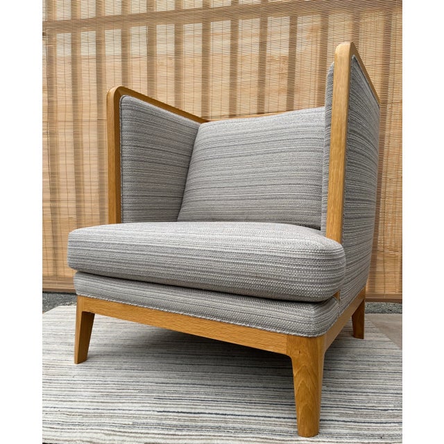 Contemporary Wingback Lounge Chair For Sale - Image 11 of 11